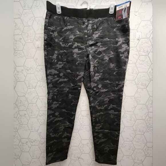 Nwt No Boundaries Camo Juniors' Mid Rise Rib Waistband Jeggings, Size XXXL 21 - Picture 1 of 9